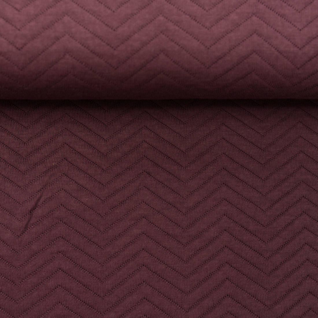 n-hfrosch-stoffe-bio-stepp-sweat-chevron-bordeaux-gots image 2