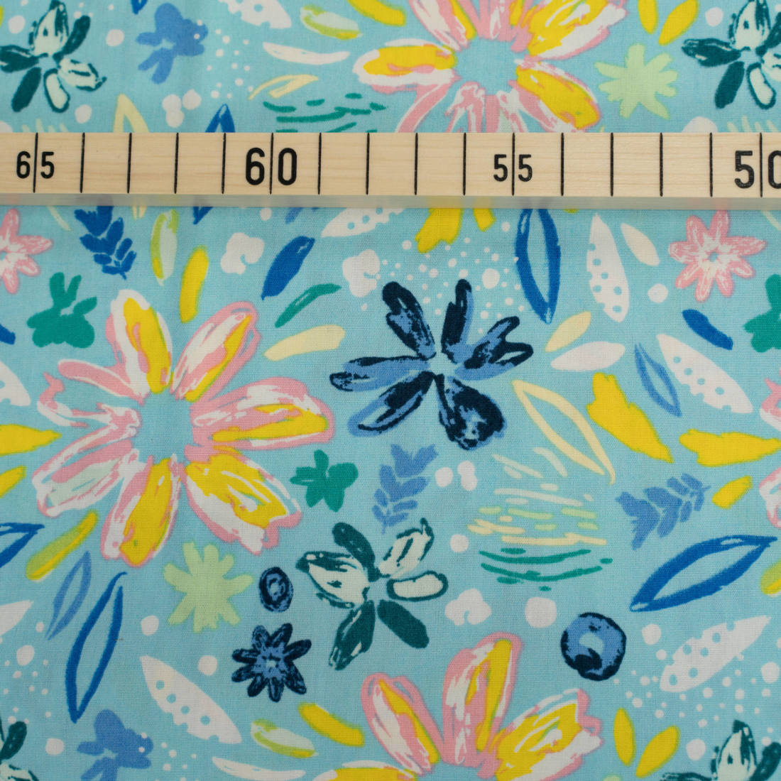 n-hfrosch-stoffe-summer-daze-baumwollstoff-popeline-t-rkis image 3