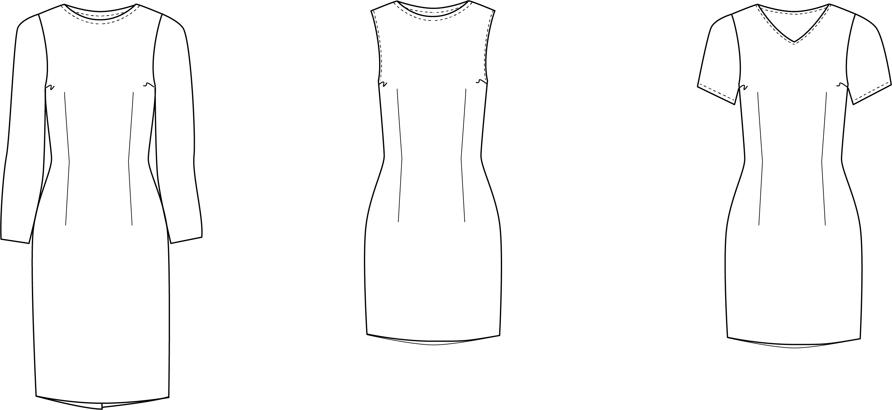 n-hfrosch-klasik-damen-etuikleid-schnittmuster-digital image 2