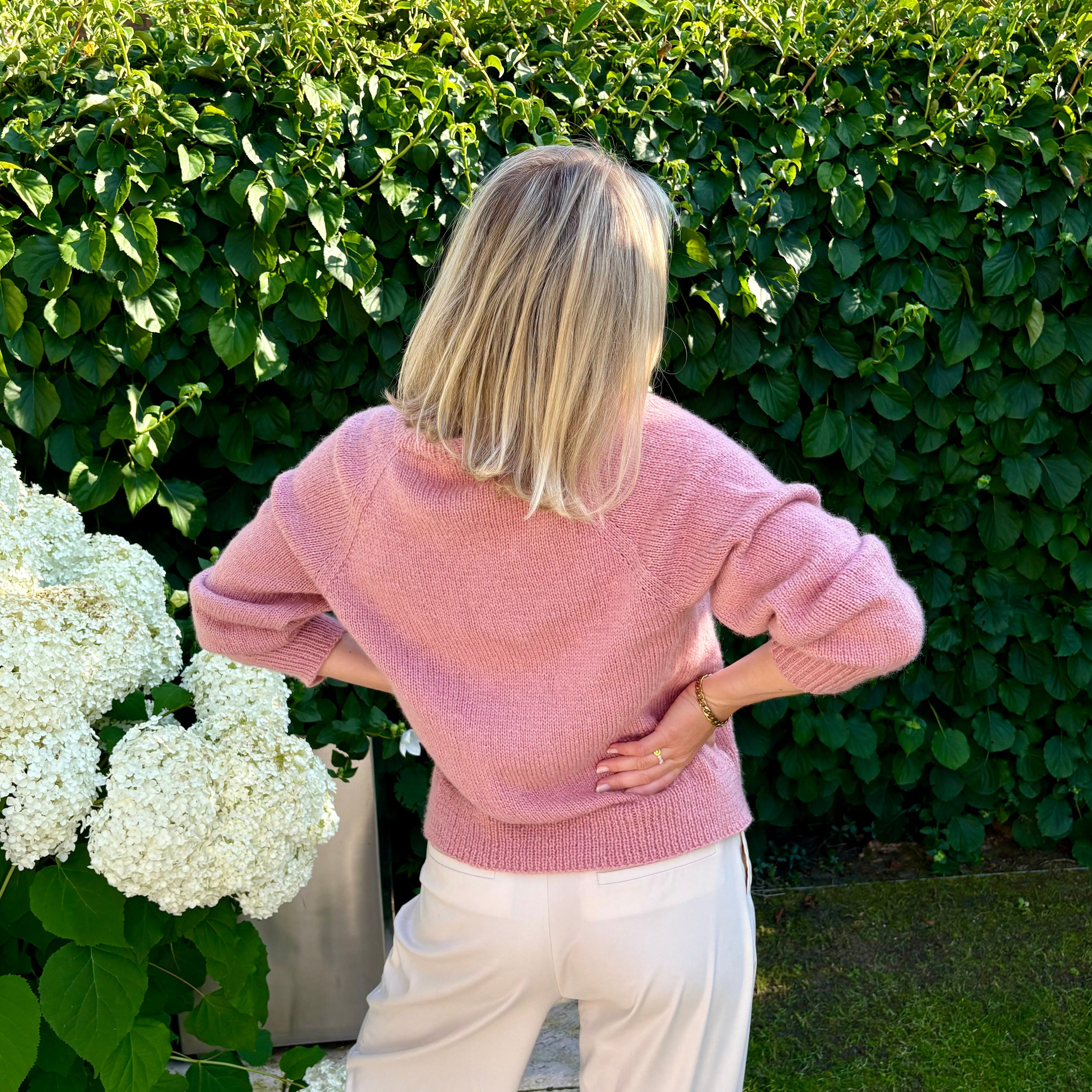 bellalana-mirella-strick-set-cardigan-34-36-altrosa-merino image 5