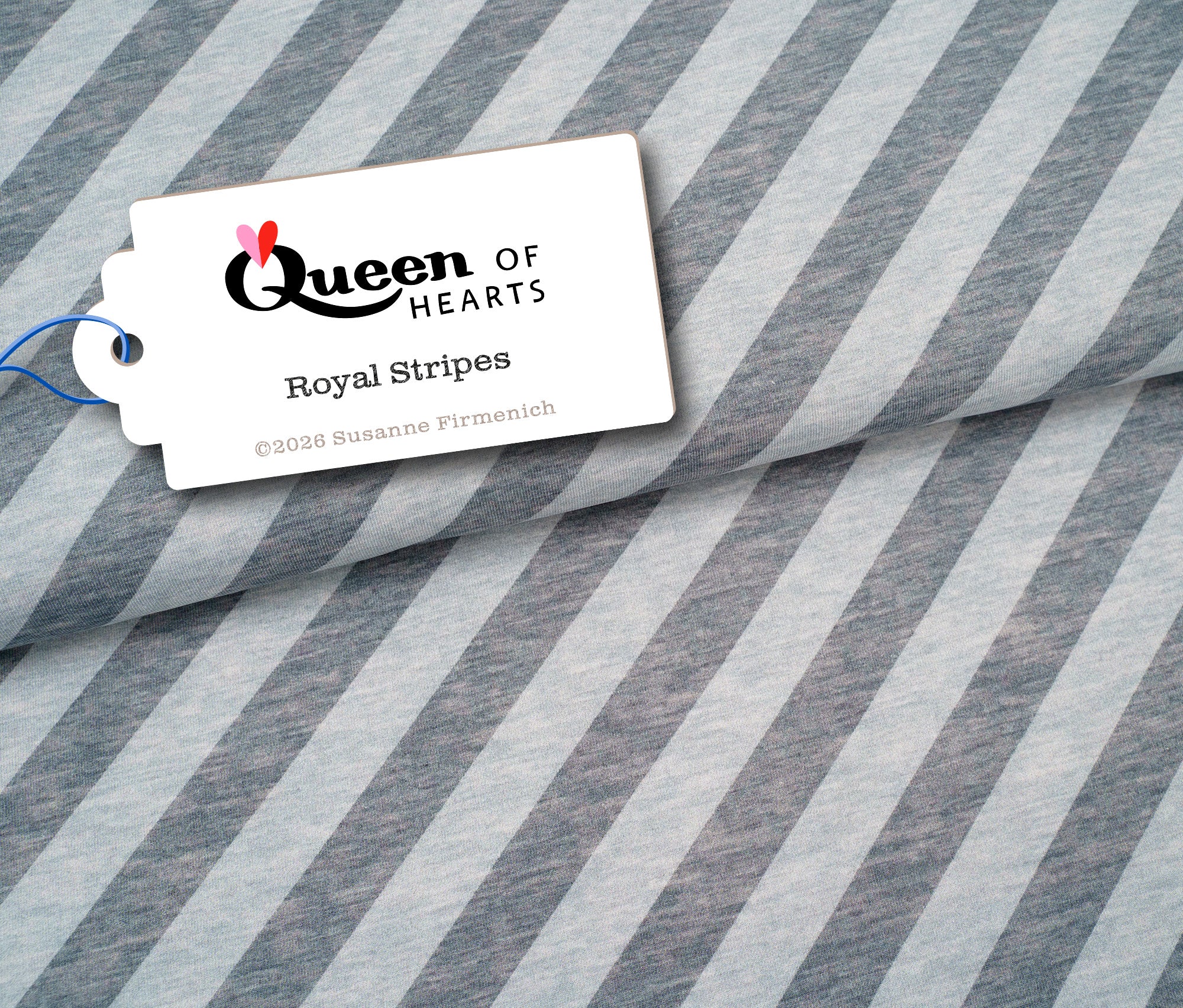 hamburger-liebe-queen-of-hearts-royal-stripes-jersey-bio-gots image 1