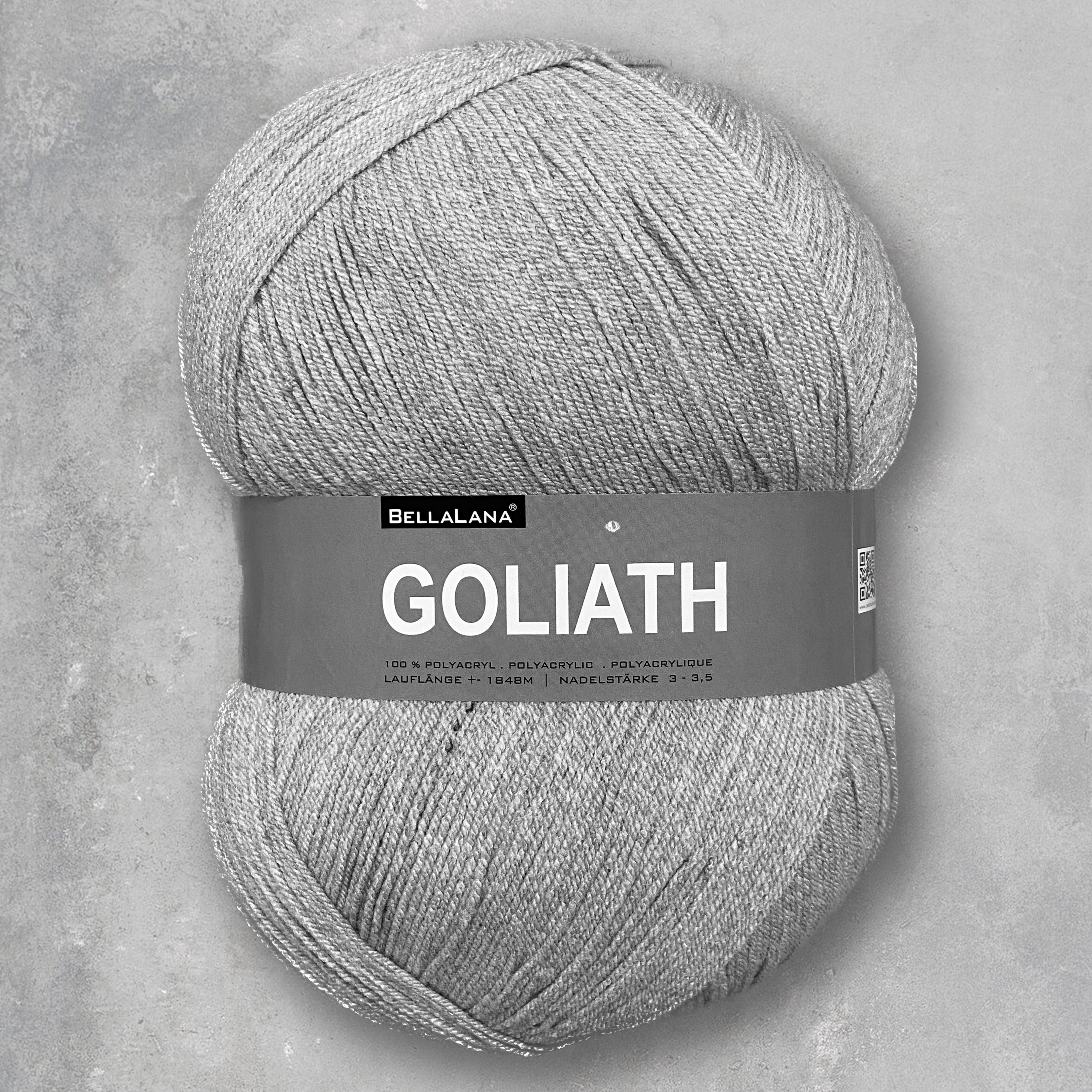 bellalana-goliath-wolle-silbergrau-700g-polyacryl image 1