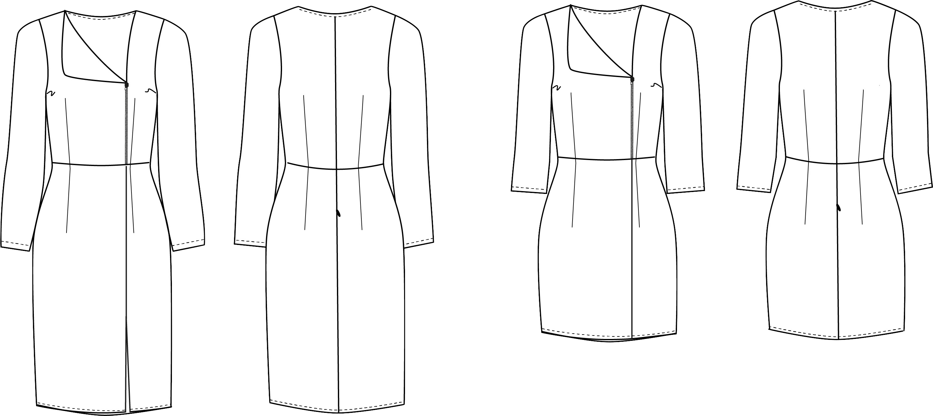n-hfrosch-khayal-schnittmuster-damen-kleid-mit-schlitz image 2