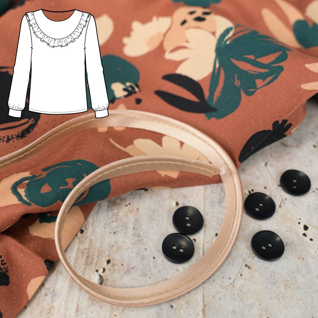 n-hfrosch-n-hpaket-bluse-seni-posie-paspel-viskose image 1