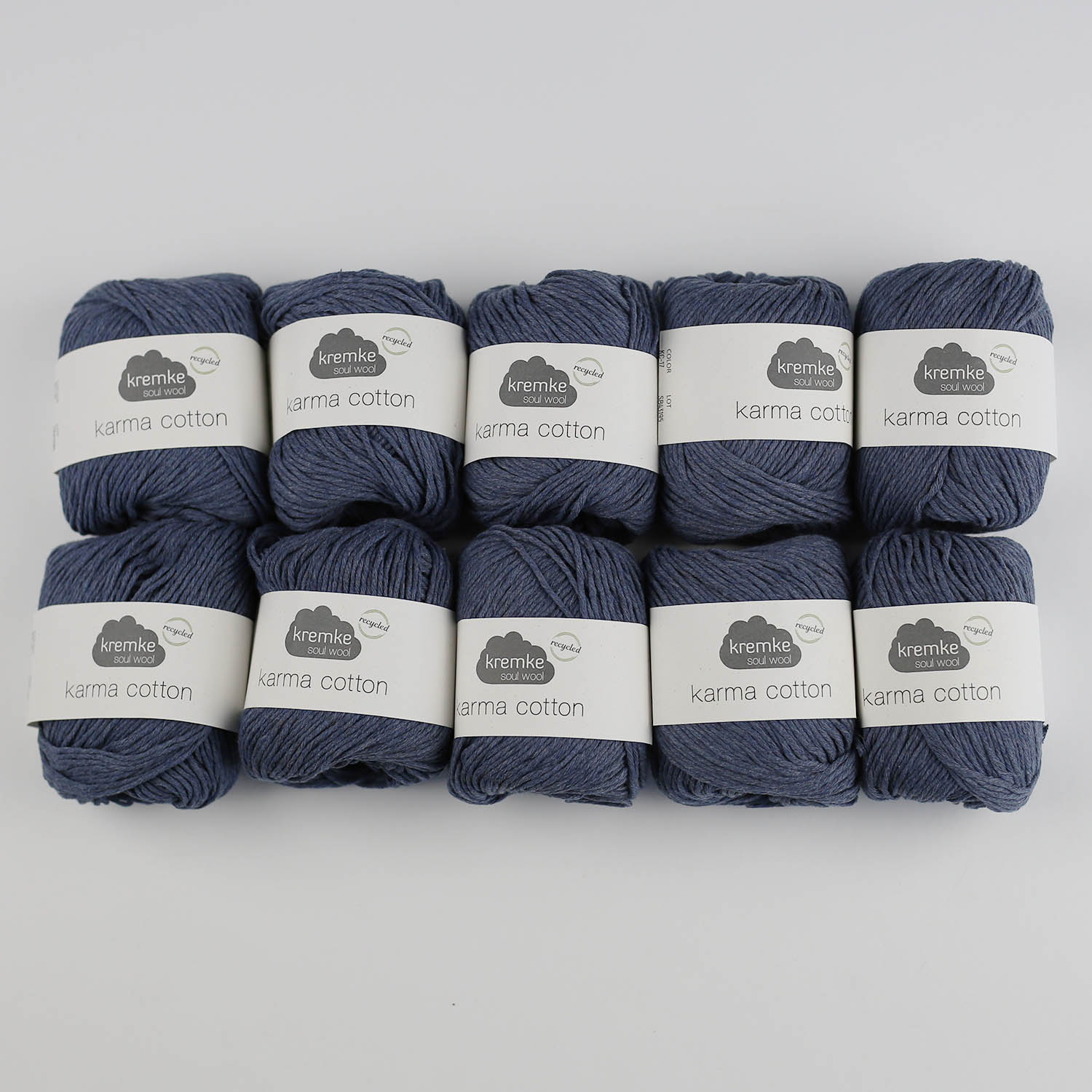 kremke-soul-wool-karma-cotton-strickgarn-500g-wei-recycelte-baumwolle image 1