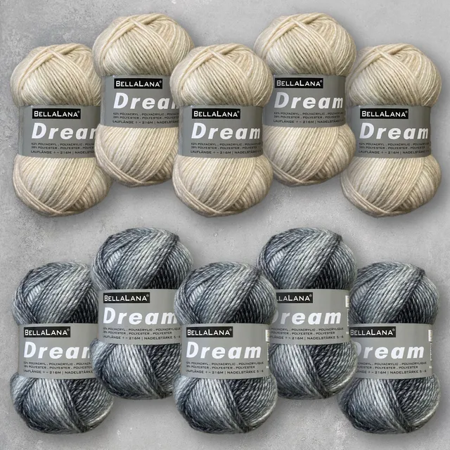 bellalana-dream-wollpaket-10x100g-ecru-beige-vorteilspack-verlauf image 1