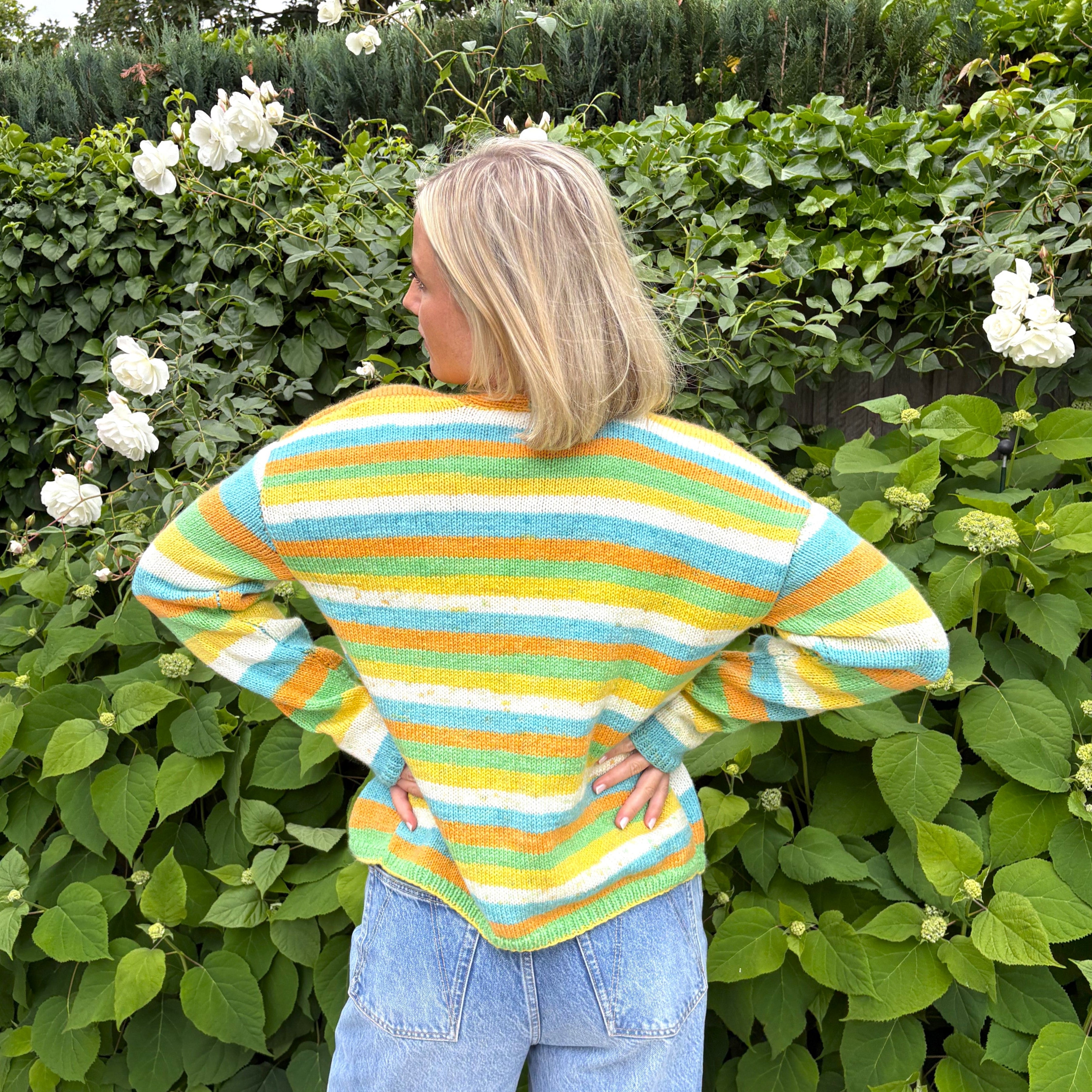 bellalana-strick-sets-chunky-bowl-streifen-cardigan-strickjacke image 3