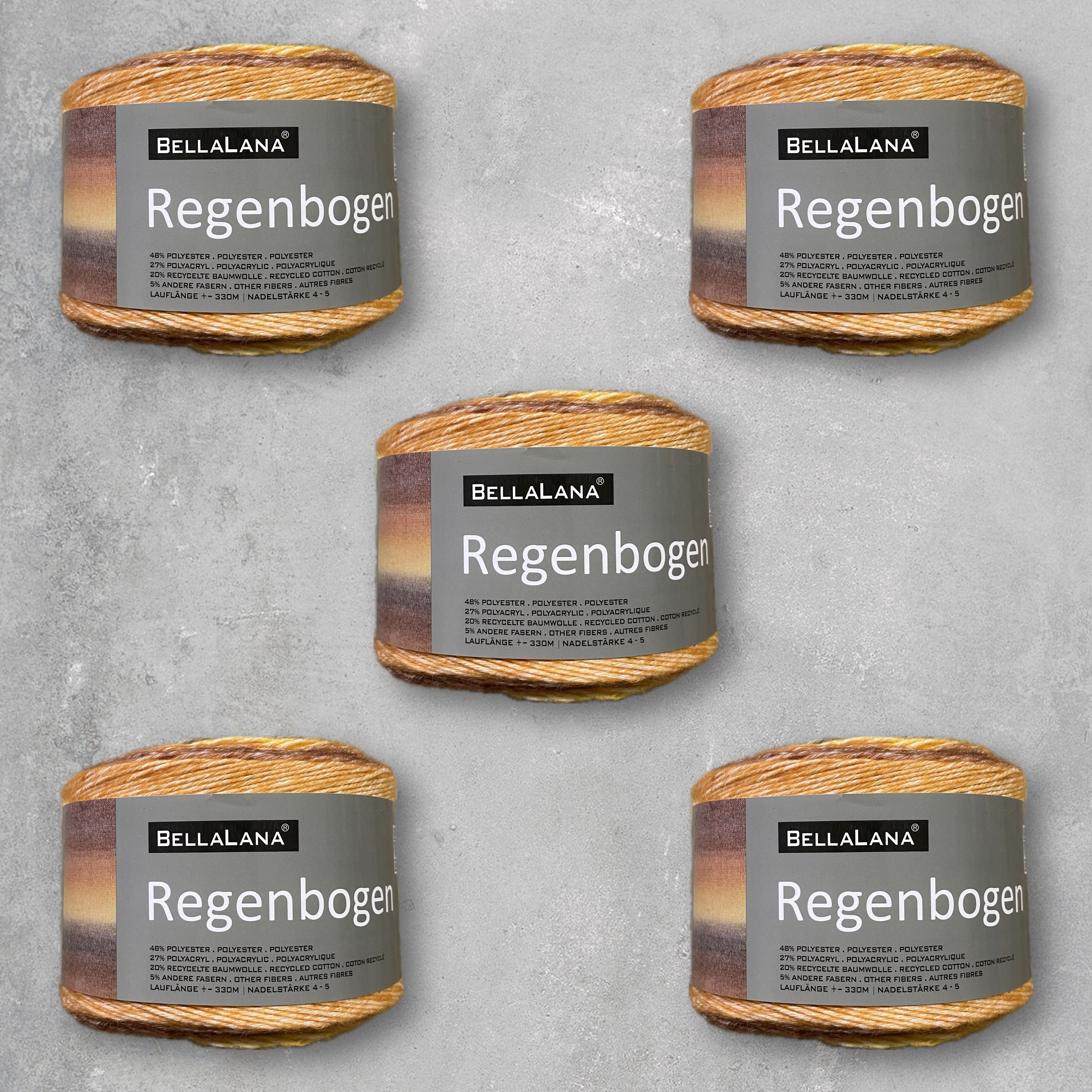 bellalana-regenbogen-wollpaket-5x150g-gelb-blau-306-vorteilspreis image 7