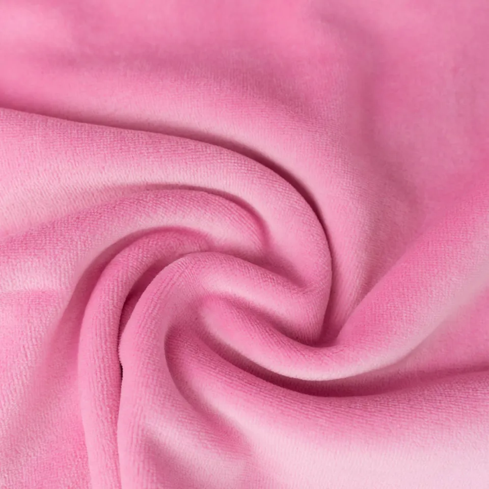 n-hfrosch-nicki-stoff-rosa-samtiger-meterware-f-r-babykleidung image 1