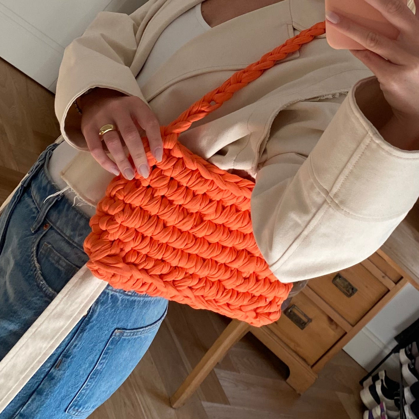 bellalana-boogie-h-kel-set-crochet-bag-rot-recycelt image 3