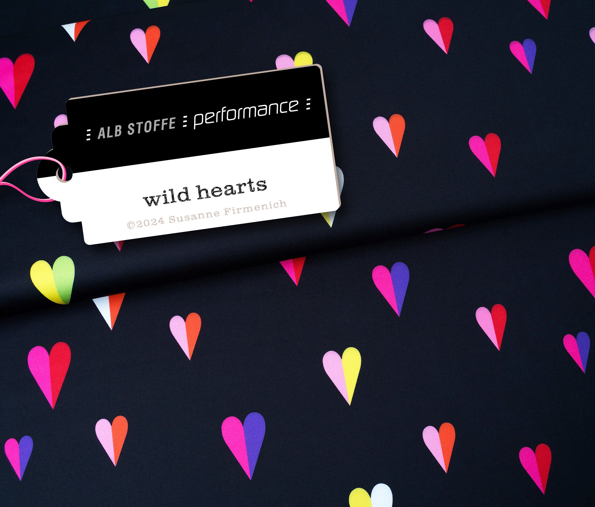 hamburger-liebe-performance-wild-hearts-black-funktionsstoff image 1