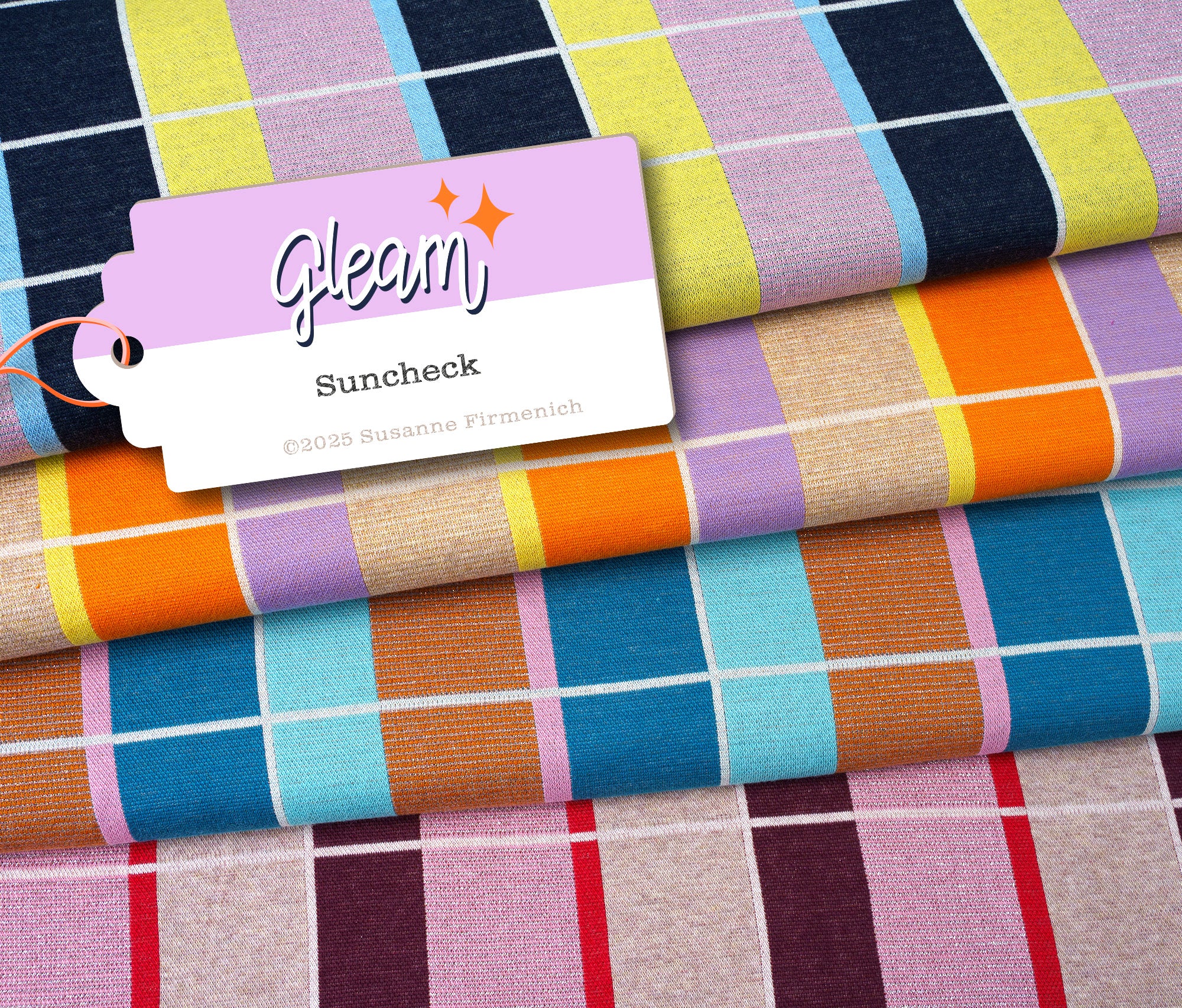 hamburger-liebe-gleam-suncheck-jacquardstoff-col-1-lurex image 1
